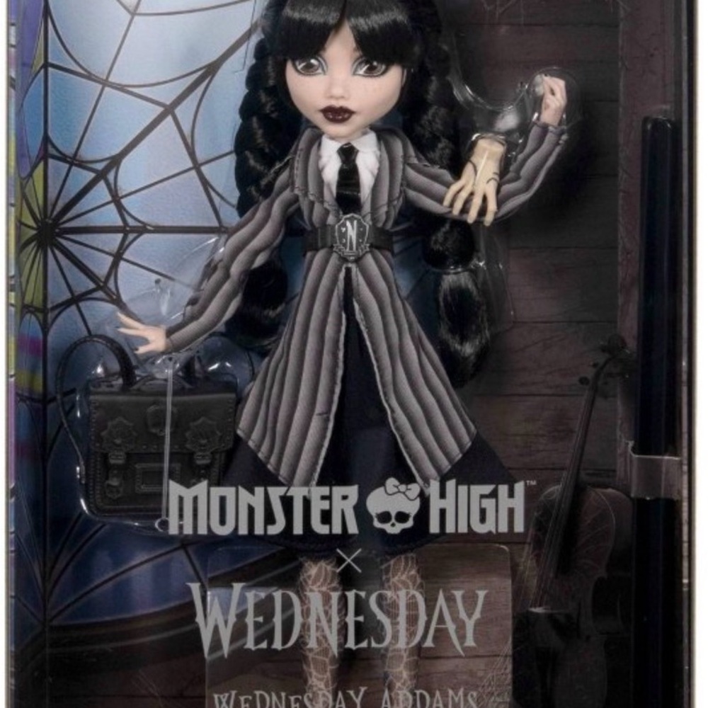 Monster High Wednesday Addams Doll Mattel Collector Edition NIB - Picture 12 of 13